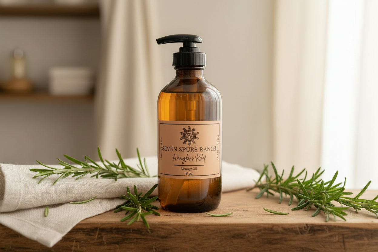 Rosemary Infused Massage Oil