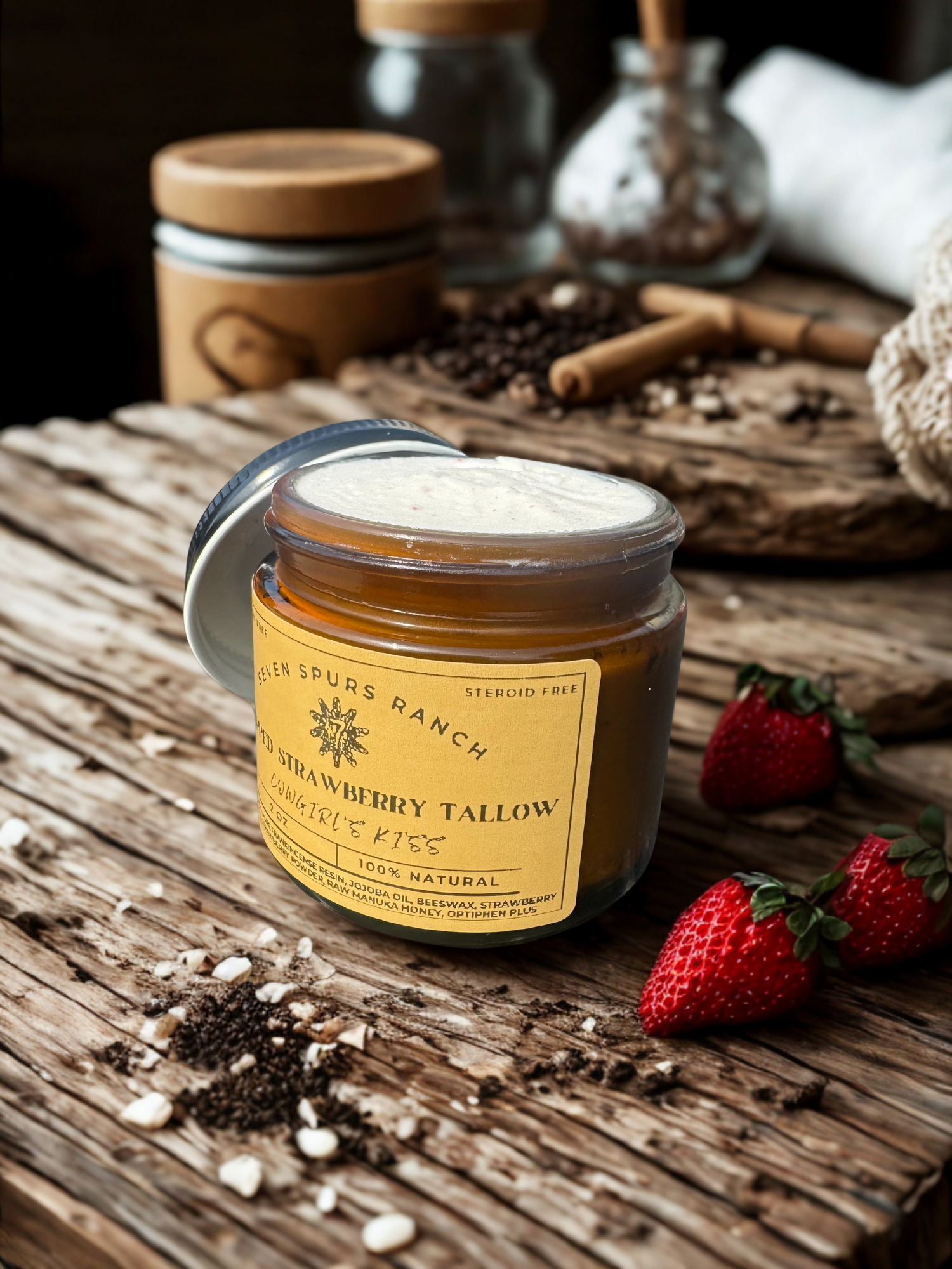 Whipped Strawberry Wagyu Tallow